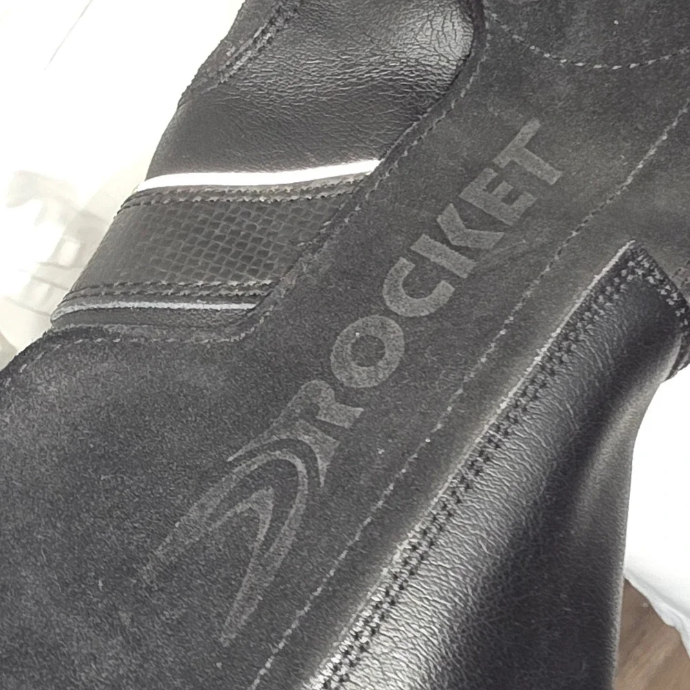 Joe Rocket Dry-Tech Waterproof Motorcycle Boots Mens 12 Black Leather Meteor